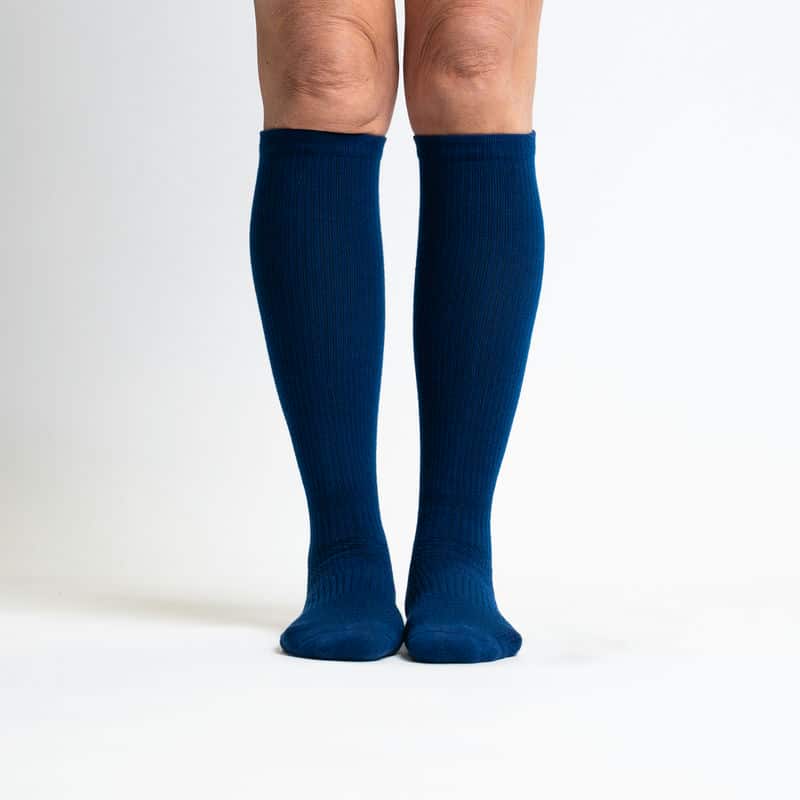 FlexRelief™ Compression Socks – Navy Blue