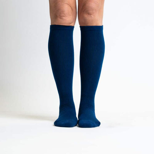 FlexRelief™ Compression Socks – Navy Blue