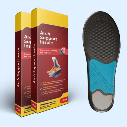 2 Pack - Plantar Fasciitis Relief Insoles