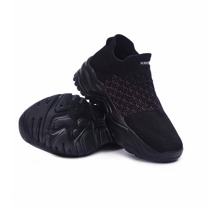 Ortho Cloud Slip Ons 2.0 - Midnight Bloom Black