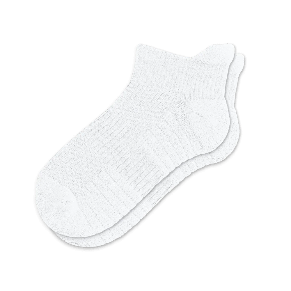 FlexRelief™ Ankle Compression Socks – White