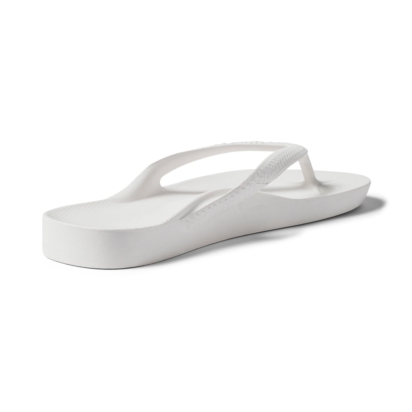 V-Strap Thong Sandals - White