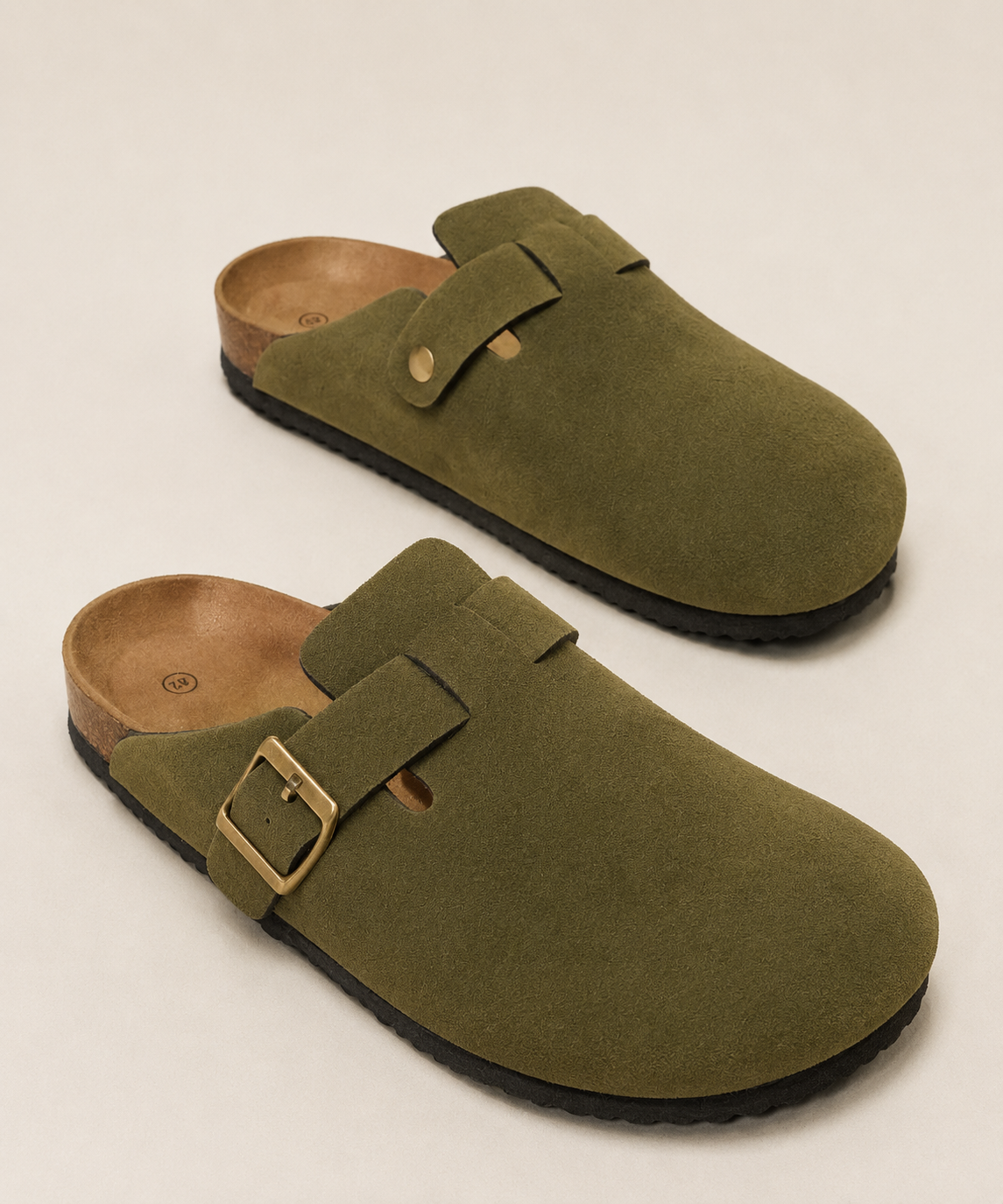 Premium Genuine Suede Clogs