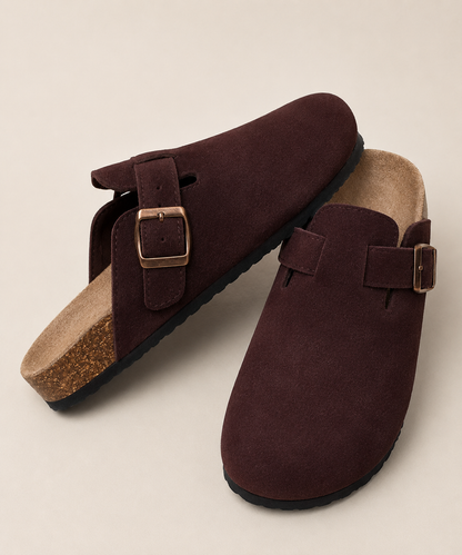 Premium Genuine Suede Clogs