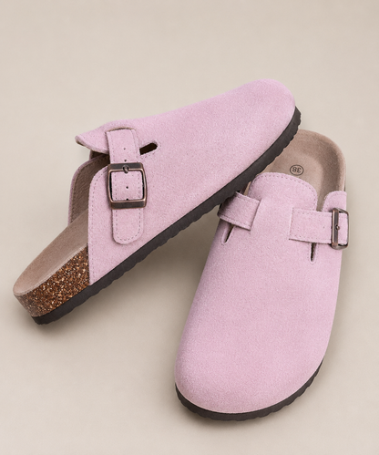 Premium Genuine Suede Clogs