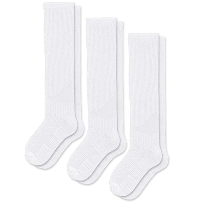 FlexRelief™ Compression Socks – White