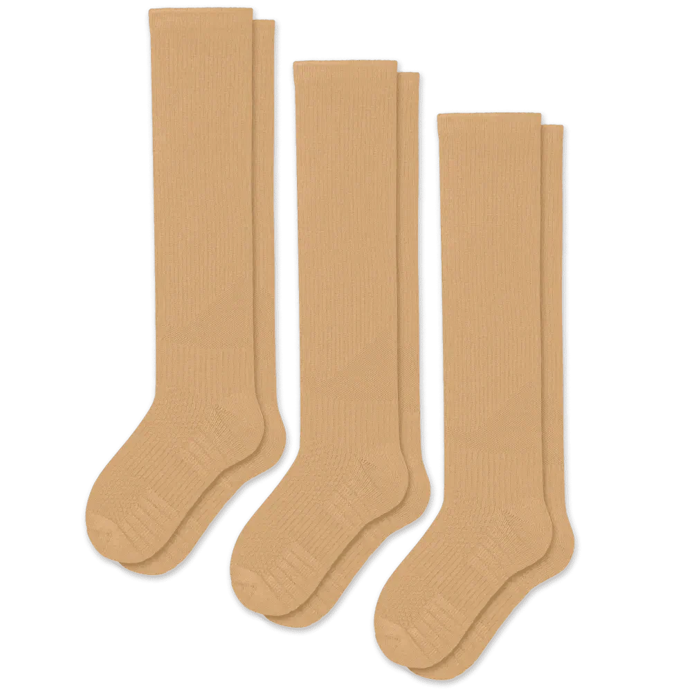 FlexRelief™ Compression Socks – Tan