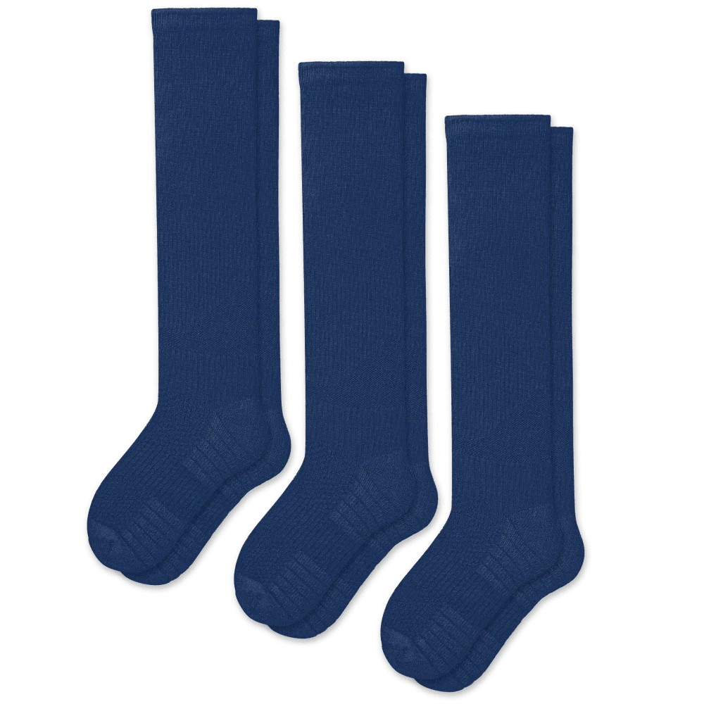 FlexRelief™ Compression Socks – Navy Blue