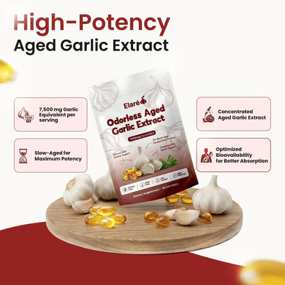 Aged Garlic Extract - 7500mg Odorless Softgels