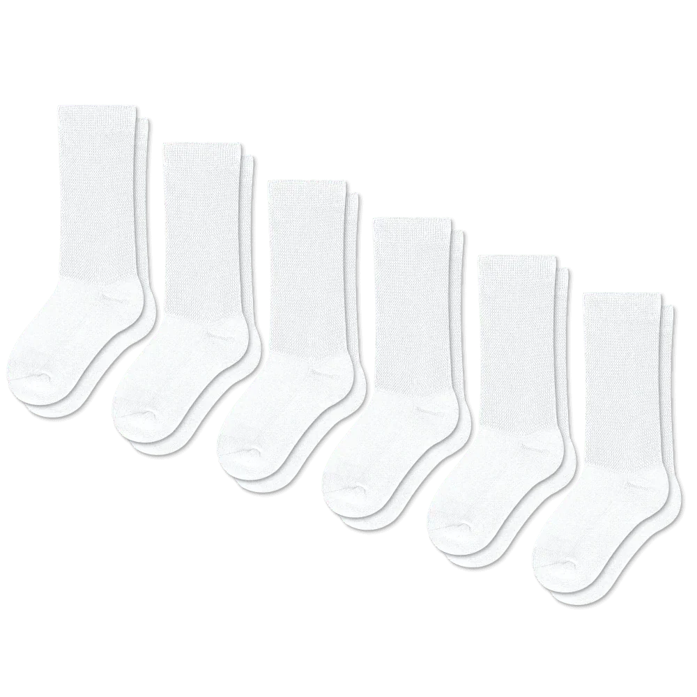 ComfortFlex™Socks - White