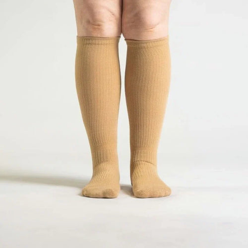 FlexRelief™ Compression Socks – Tan