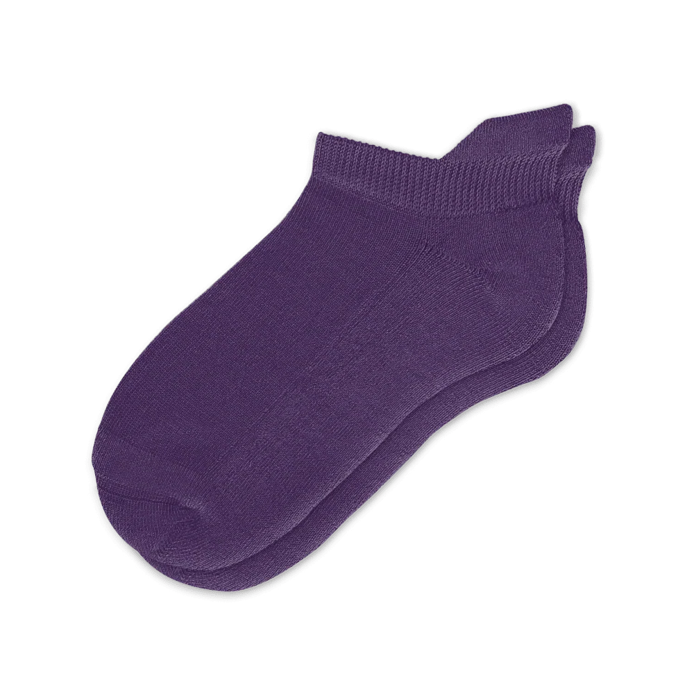 Padded Easy-Stretch Ankle Socks – Royal Purple