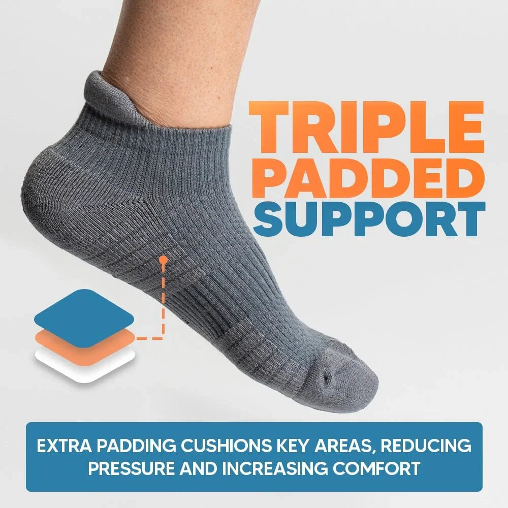 FlexRelief™ Ankle Compression Socks – Navy Blue