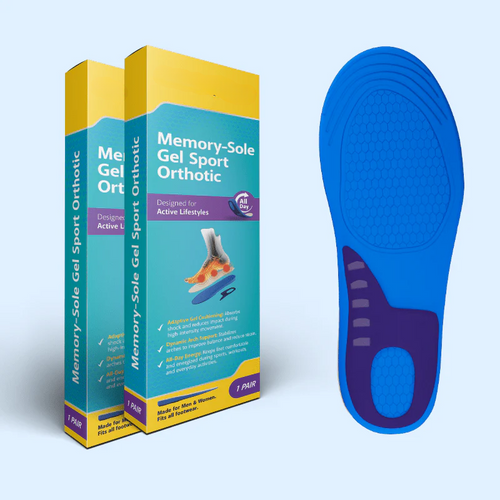 2-Pack Memory-Sole Gel Sport Orthotic Insoles