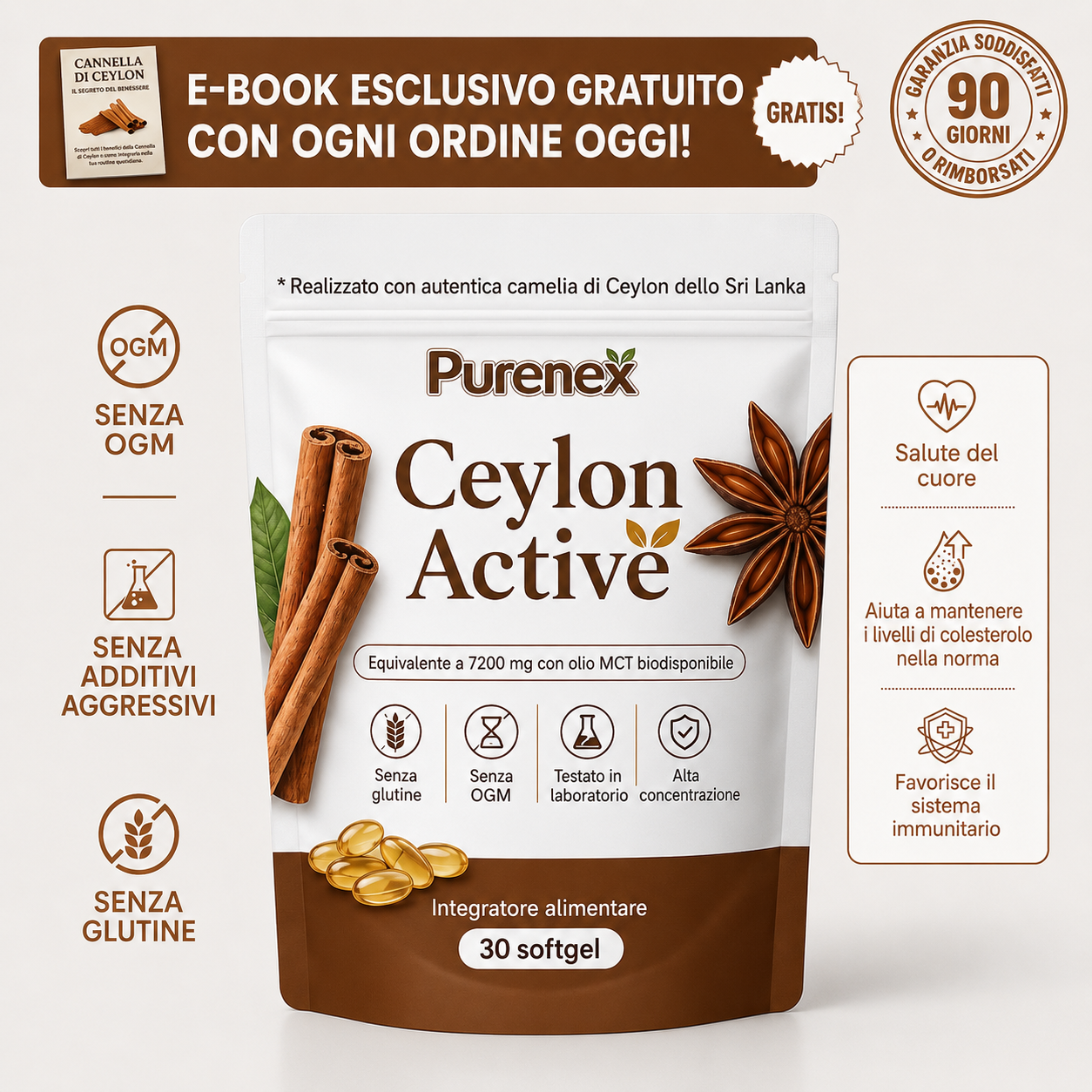 Purenex® Ceylon Active – 7200 mg