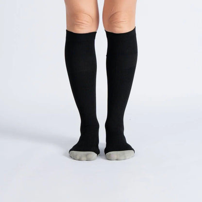 FlexRelief™ Compression Socks – Black White