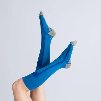 FlexRelief™ Compression Socks – Blue Gray