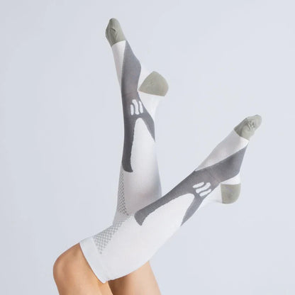 FlexRelief™ Compression Socks – Royal White Gray