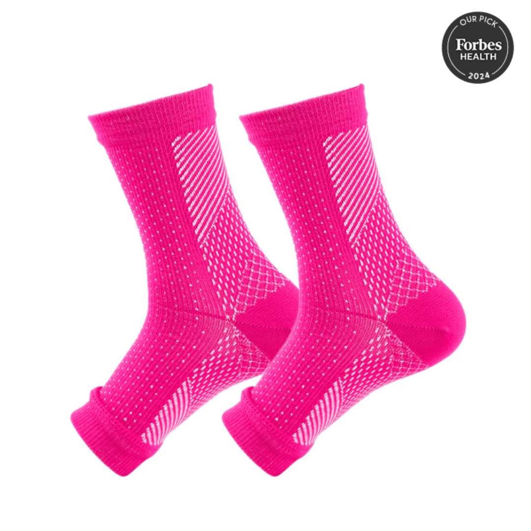 Black Red Orthopedic Socks