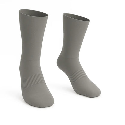 Padded Easy-Stretch Crew Socks – Gray