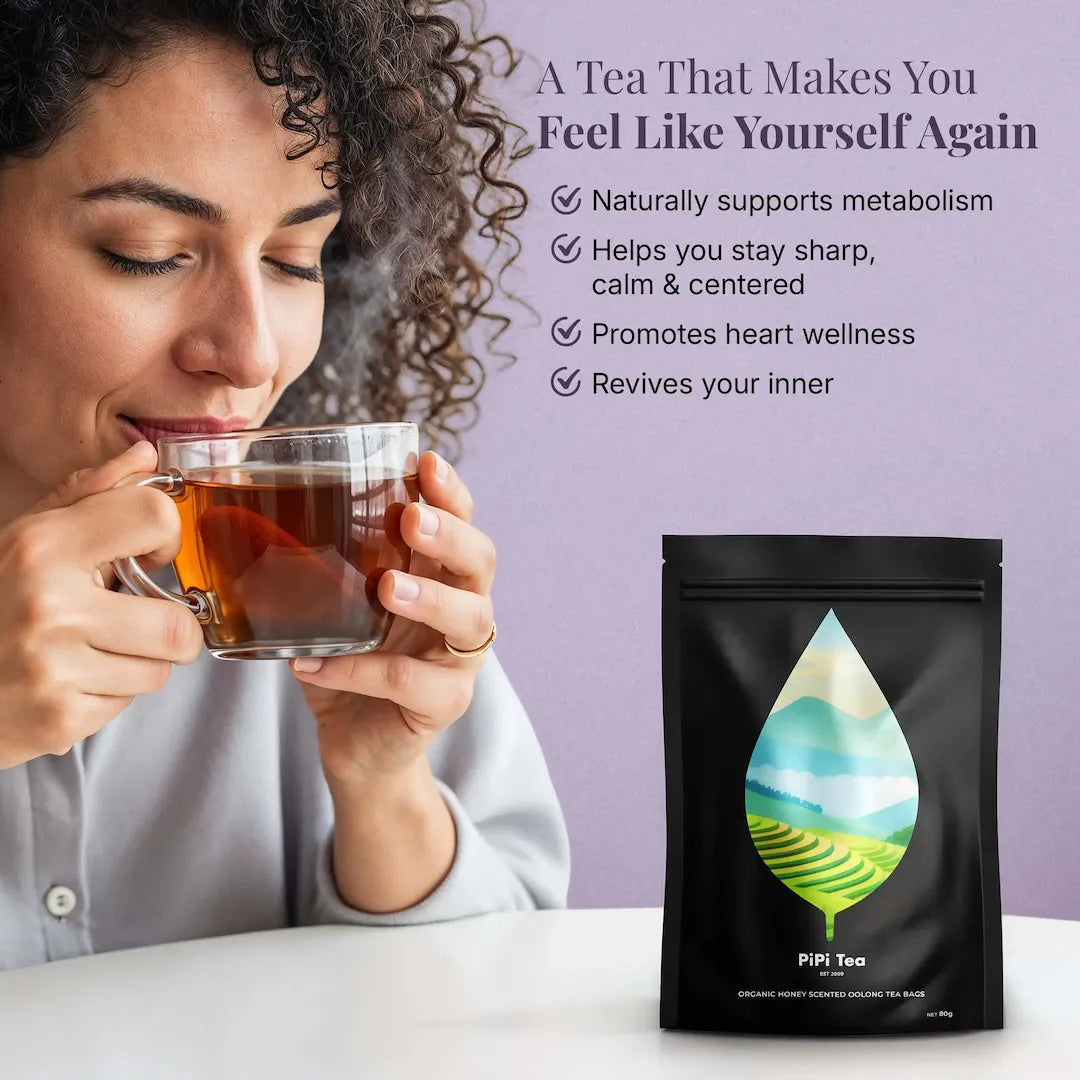 Organic Honey Scented Oolong Tea Bags