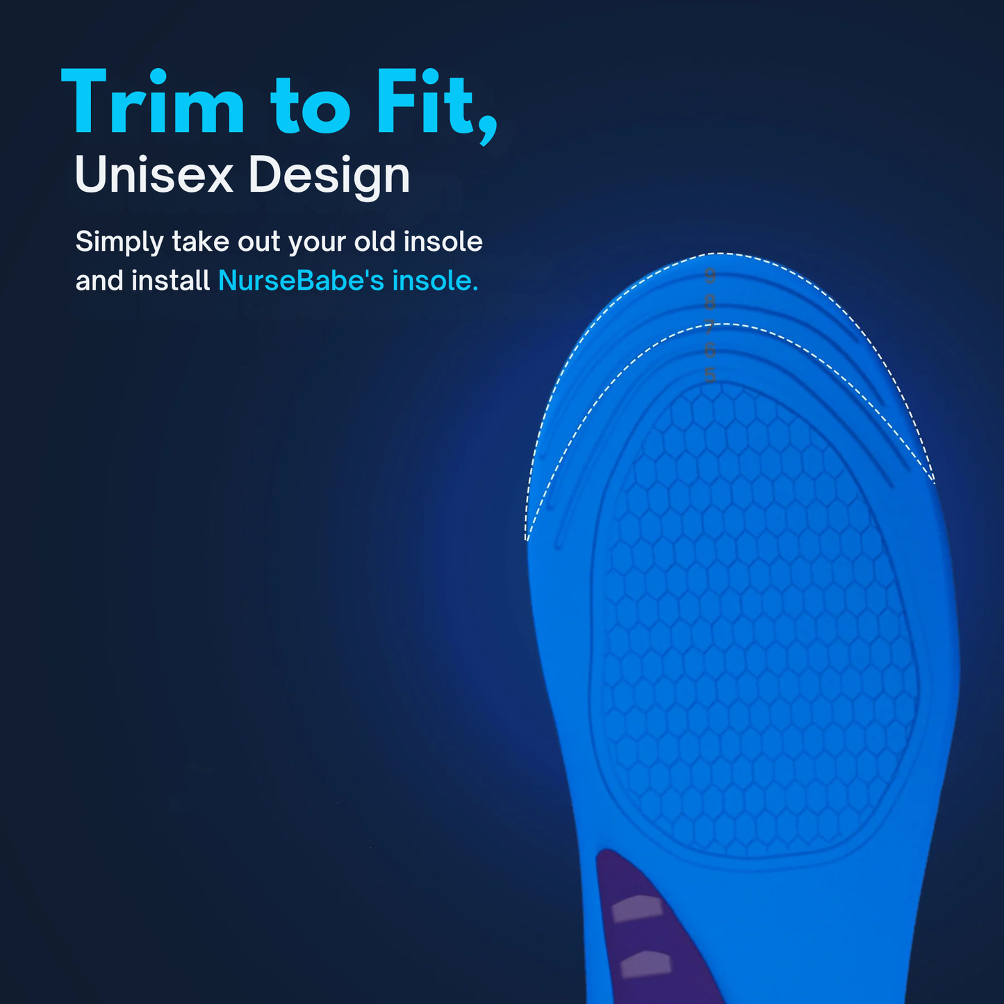 3-Pack Memory-Sole Gel Sport Orthotic Insoles